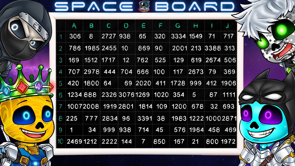 mahyar7r's tweet photo. We even gamified the mint at @SpaceSkellies and it’s called #SpaceBoard
All you should know:
https://t.co/BKhbQERlqk https://t.co/G6B25wkYng