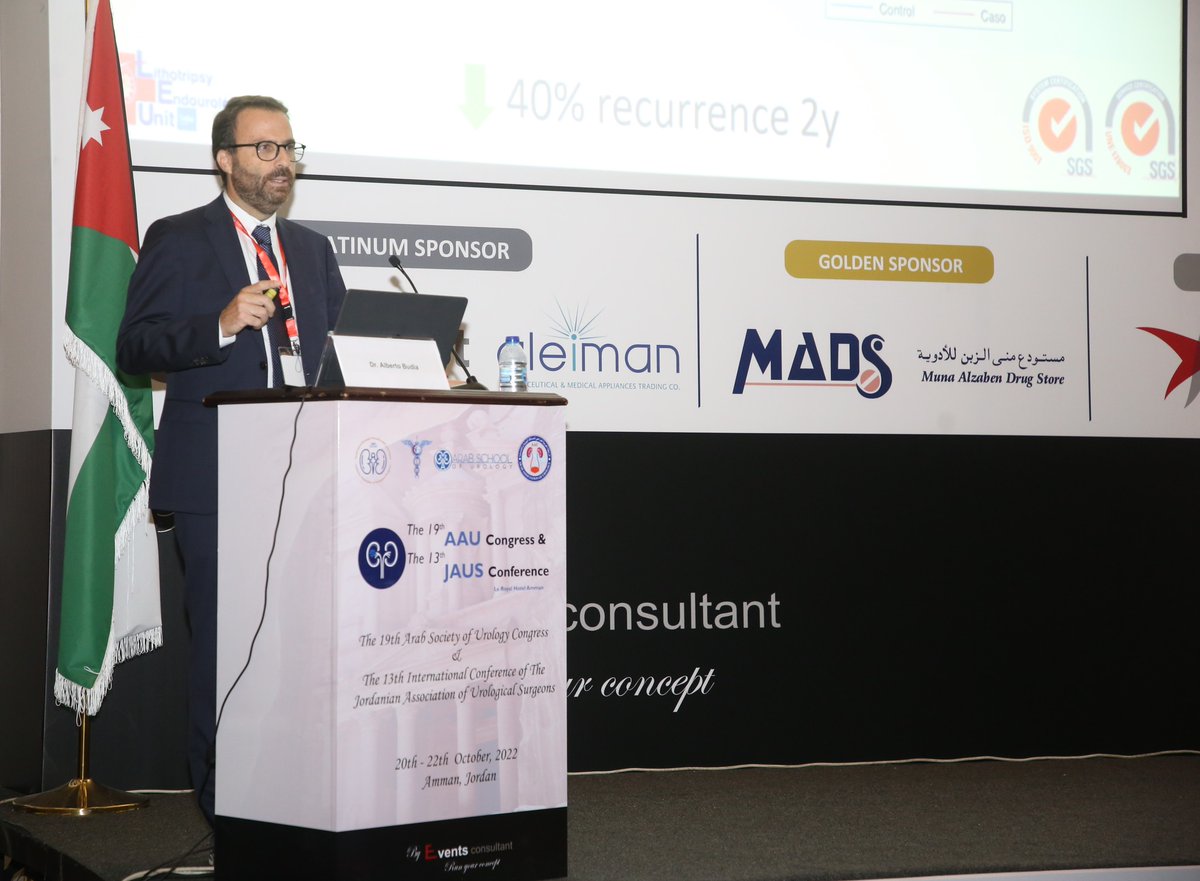 📢 We would like to announce that Lit-Control is now available in Jordan 📢

During the AAU &amp; JAUS Conference, we presented the scientific and clinical evidence of Lit-Control to all urologists in Jordan.

Thanks to Dr. <a href="/albertobudiaalb/">alberto budia alba</a> for your lecture during the congress.