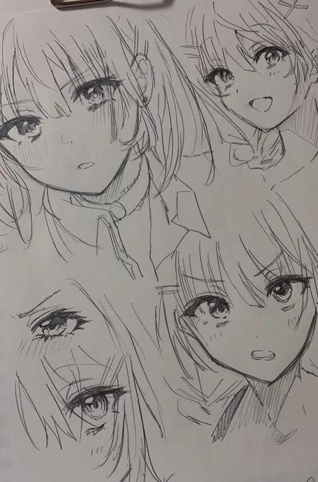 どうしてもサロメちゃんをサロメちゃんっぽく描きたくてわた先生ママの絵柄を練習したのに上手くサロメちゃんっぽくならないーーーー 