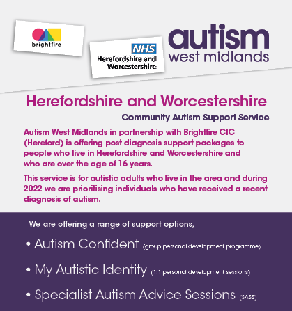 Are you an #autistic adult living in #Herefordshire &amp; #Worcestershire who is looking for information and support? We are offering online support sessions. Visit our website for more info about the offer &amp; how to refer yourself or someone you know:
autismwestmidlands.org.uk/what-we-do/com…
#autism