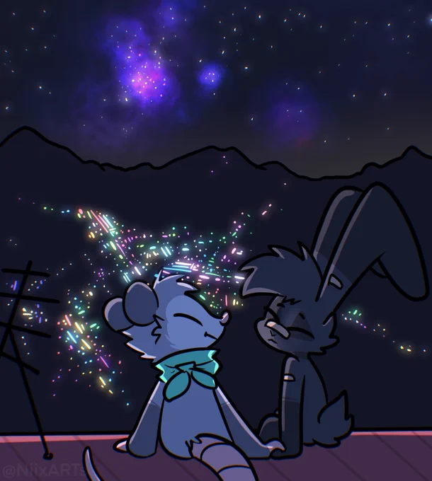 Im embracing full gremlins mode for my Oc's and do occasional full artworks #artistsontwitter 