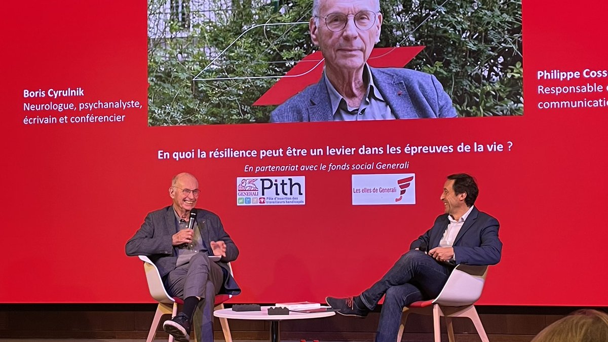generalifrance's tweet image. « En quoi la #résilience peut être un levier dans les épreuves de la vie ? » : Boris Cyrulnik (@BCyrulnik) invité des @EllesGenerali et du fonds social #Generali ce midi.👍🏻