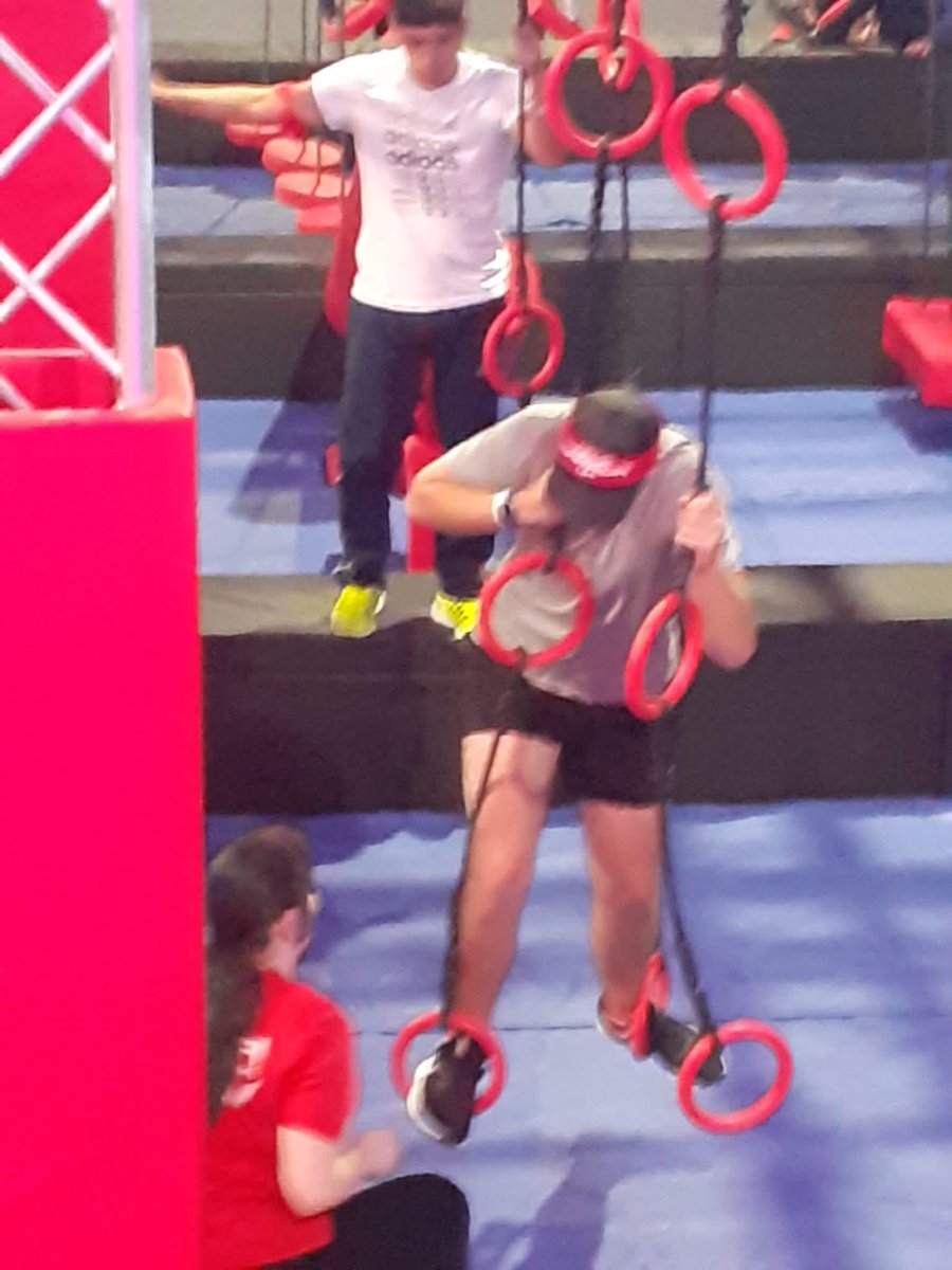 The YACs (young adult carers) enjoyed a fun session at @ninjawarrioruk Swansea, cheering each other on and giving everything a go. Many thanks to our party host, Cat, who went above and beyond to make our session so lovely. #carersuk #youngcarers #youngadultcarers