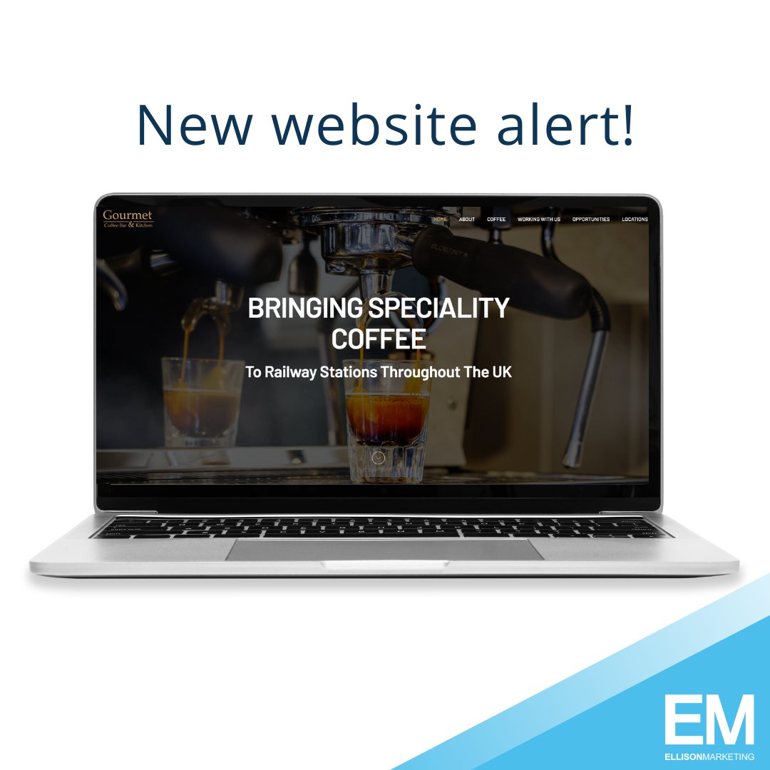 An impressive new website for one of our newest clients Gourmet Coffee!  

Take a look around their new site, then visit one of their many locations to try some of their quality products for yourself?  gourmetcoffeebar.co.uk