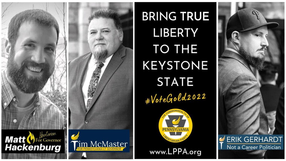 LackawannaLP's tweet photo. If you are looking for an alternative to the two major lack luster parties and live in PA you will see these folks on your ballot. They have worked very hard to earn your vote. Please consider @matthackenburg @Tim4Pa @Erik4Senate at the polls today! https://t.co/jDeV4n2RqK
