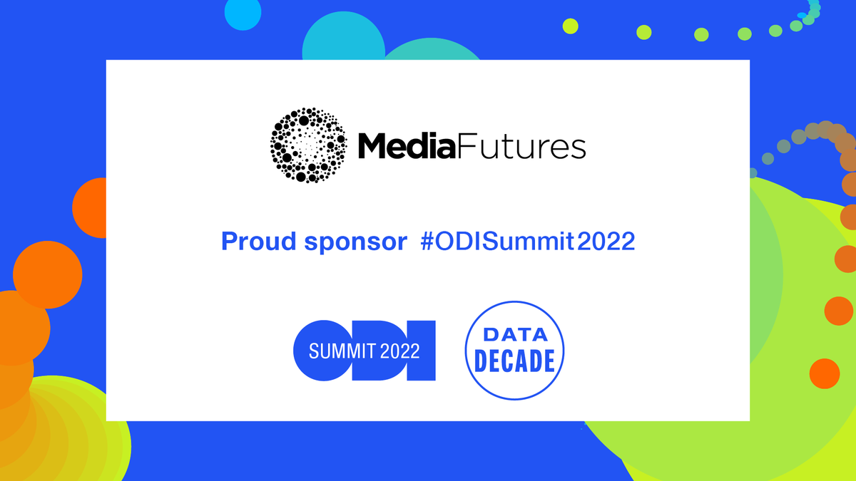 Want to meet the winning teams from <a href="/MediaFuturesEU/">MediaFutures</a>'s second open call?

Head over to the #ODISummit2022 booths for:
👉 12:50 GMT – Artists for media: Edit Wars
👉 14:35 GMT – Startups for citizens: Factiverse
👉 16:15 GMT – Startup meets artist: The Oracle Network

#DataDecade