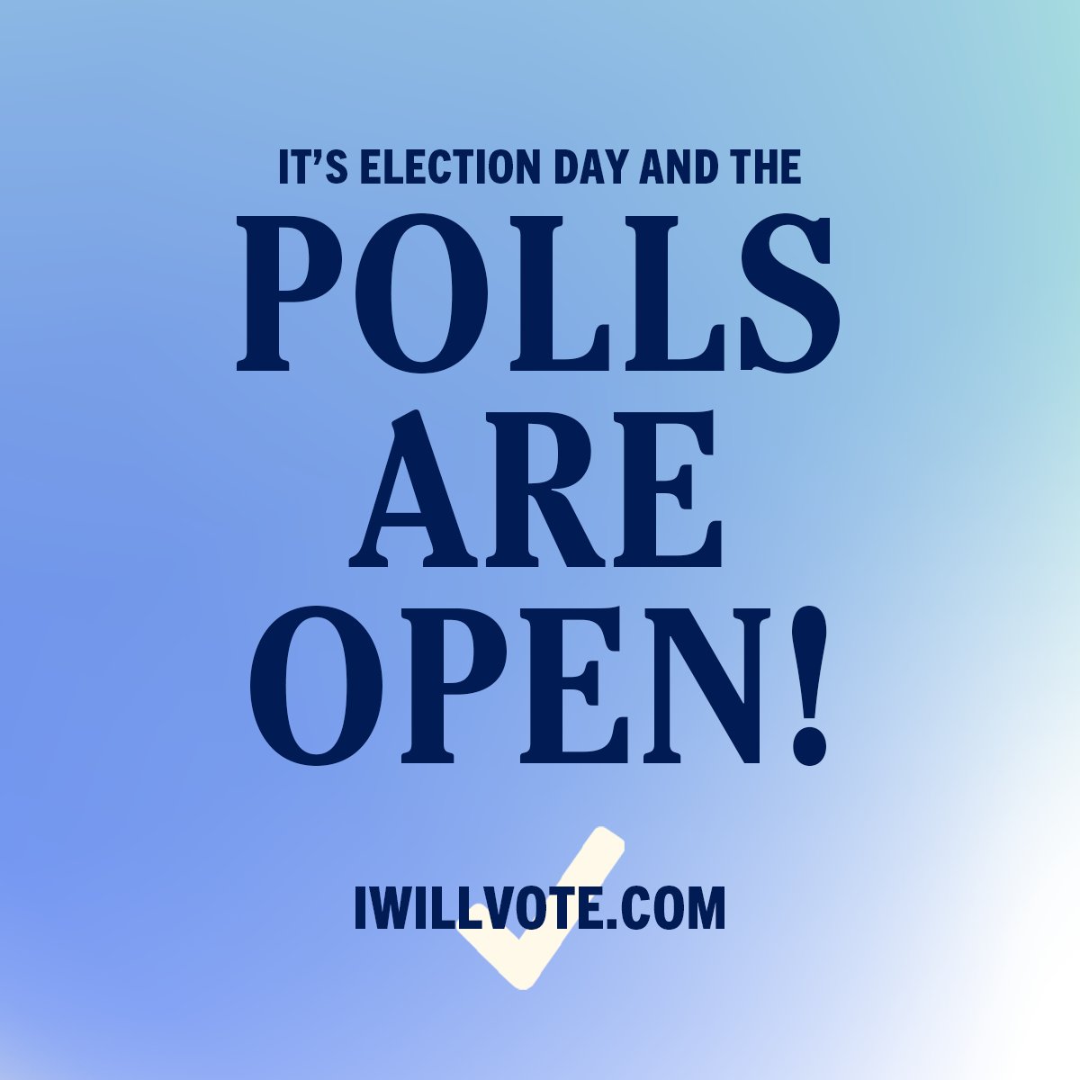 DouglasEmhoff's tweet photo. It’s Election Day and the polls are open. If you haven’t already done so, go out and vote. https://t.co/kC5tq5Kb0a