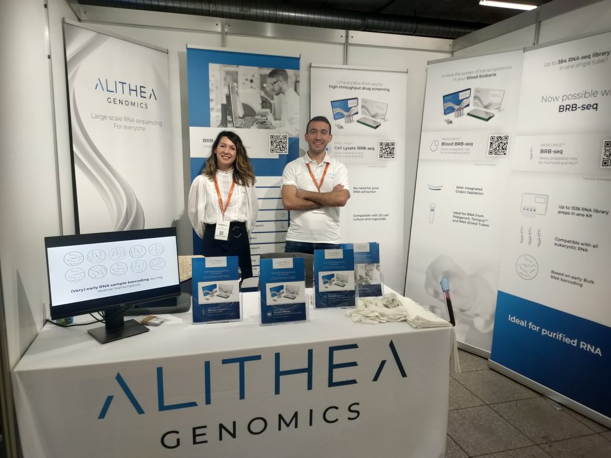 AlitheaGenomics's tweet photo. We are delighted to be at #BioTechX today.
Interested in finding out more on #brbseq?
>> Alithea Genomics is happy to talk to you at booth number 84
>> We invite you to join our talk today at 14h50.
You can register for the event here: https://t.co/3dJvw4aQGS
See you there! https://t.co/8sq4wYlJBA