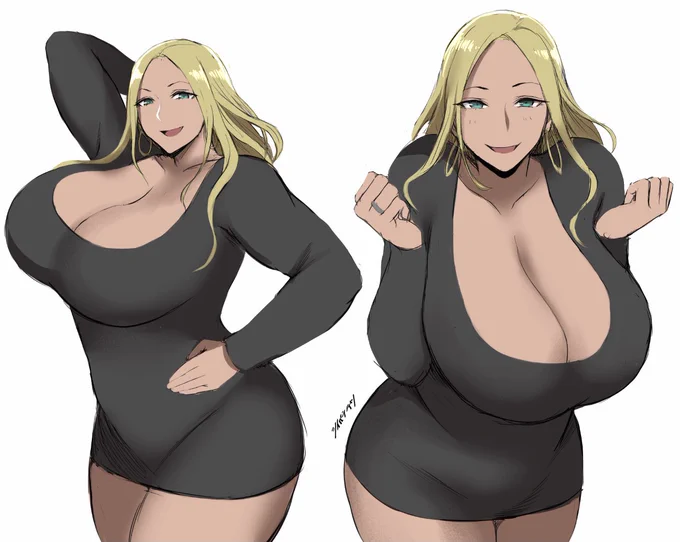 #いいおっぱいの日
今まで描いたなかで一番デカいパイ 
