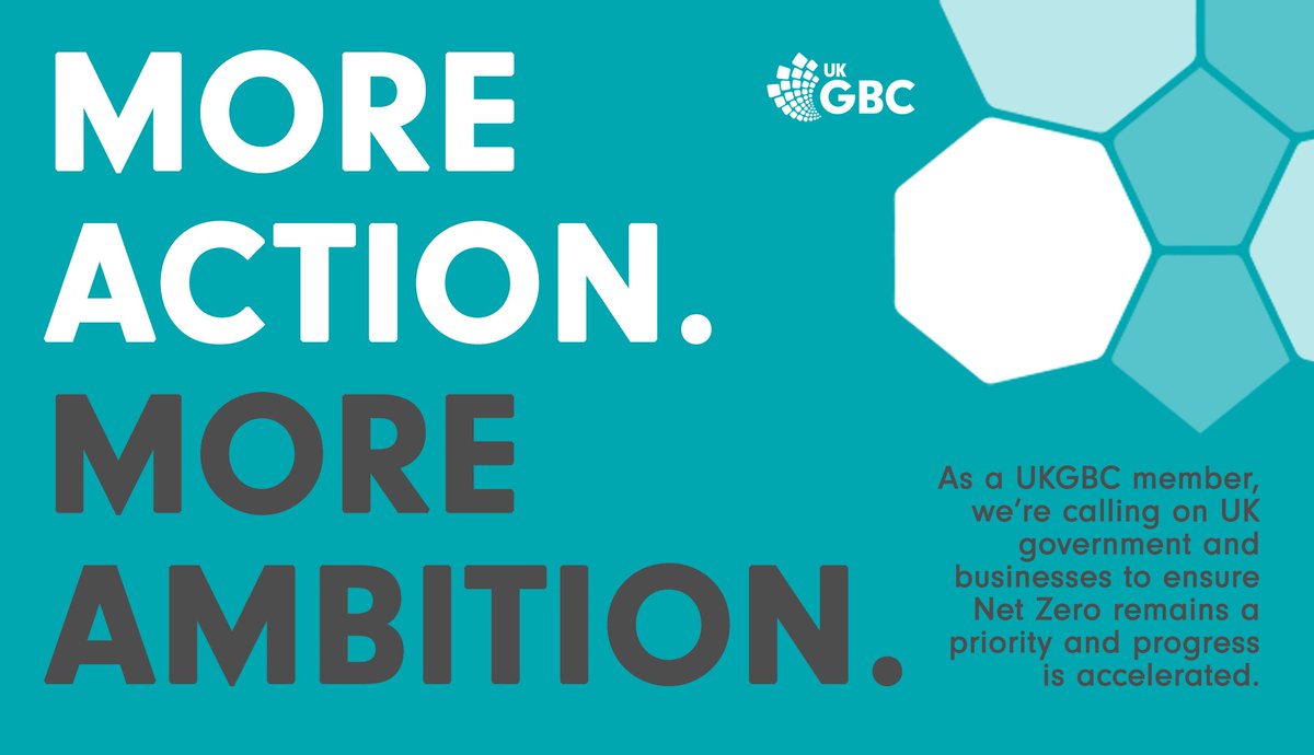 JHirigoyen's tweet photo. Today @UKGBC calls on its members & all #builtenvironment stakeholders to accelerate #ClimateAction & continue to prioritise #NetZero in calling for urgent #Government #Business #Ambition @COP27P #AmbitionLoop https://t.co/wC1tpl6L51 https://t.co/uXruhymjSF