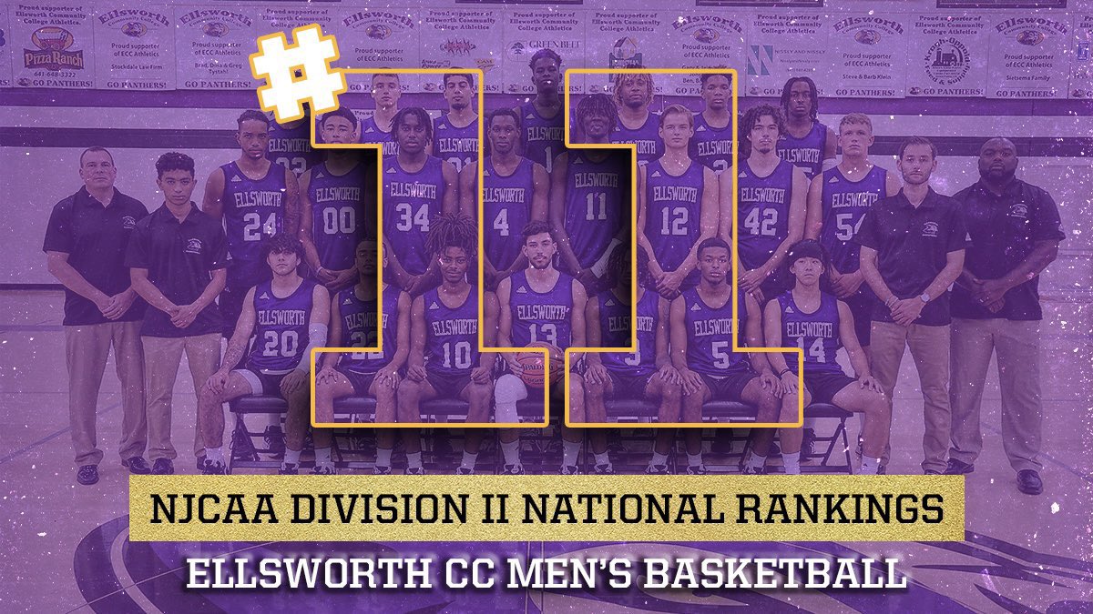 Bryan Bender (@bryanbender) on Twitter photo Check out the #11 ranked team in the country during their first week of the regular season!
Ellsworth CC Week 1 highlights;
youtu.be/O-ffGlcYLBA
<a href="/JUCOadvocate/">JUCOadvocate - Brandon Goble</a> <a href="/JucoRecruiting/">JucoRecruiting.com</a> <a href="/NJCAABasketball/">NJCAA Basketball</a> <a href="/ICCACSports/">ICCAC Sports</a> <a href="/MbbEllsworth/">Ellsworth CC Men’s Basketball</a> <a href="/CoachCodyHop/">Cody Hopkins</a> <a href="/cbMullenSports/">Cameron Belden</a> Check out the #11 ranked team in the country during their first week of the regular season!
Ellsworth CC Week 1 highlights;
youtu.be/O-ffGlcYLBA
<a href="/JUCOadvocate/">JUCOadvocate - Brandon Goble</a> <a href="/JucoRecruiting/">JucoRecruiting.com</a> <a href="/NJCAABasketball/">NJCAA Basketball</a> <a href="/ICCACSports/">ICCAC Sports</a> <a href="/MbbEllsworth/">Ellsworth CC Men’s Basketball</a> <a href="/CoachCodyHop/">Cody Hopkins</a> <a href="/cbMullenSports/">Cameron Belden</a>