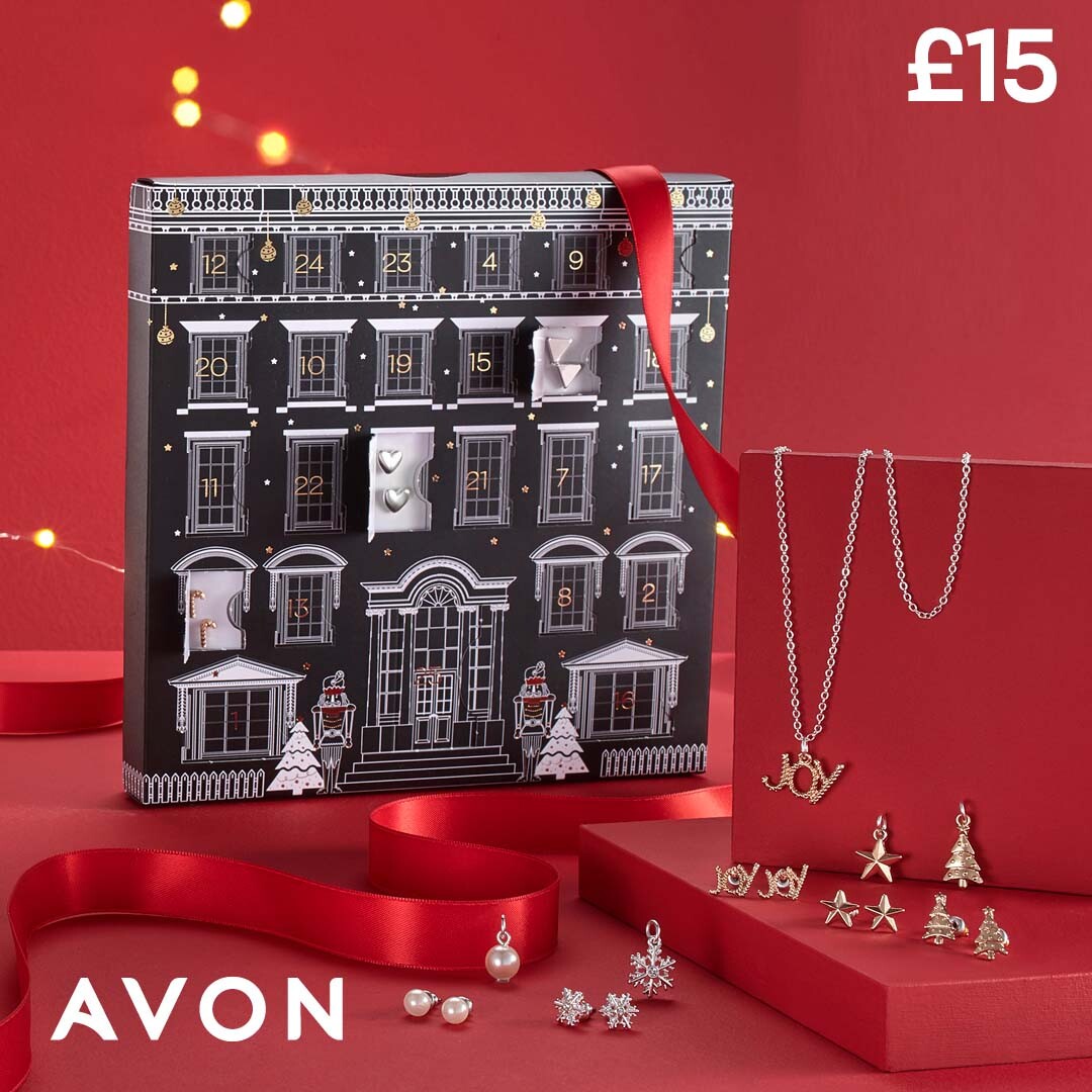 Ada220675's tweet photo. 😍 A New Surprise Every Day! 😍 
The 25-piece Violet Advent Gift Set is now only £15! 

Also each piece has been certified by AnchorCert as suitable for sensitive skin.🎁
Visit my store to purchase.

https://t.co/J7a5whzQXI

#AdventCalendar #Avon #Jewellery https://t.co/G4xd3FKNs7