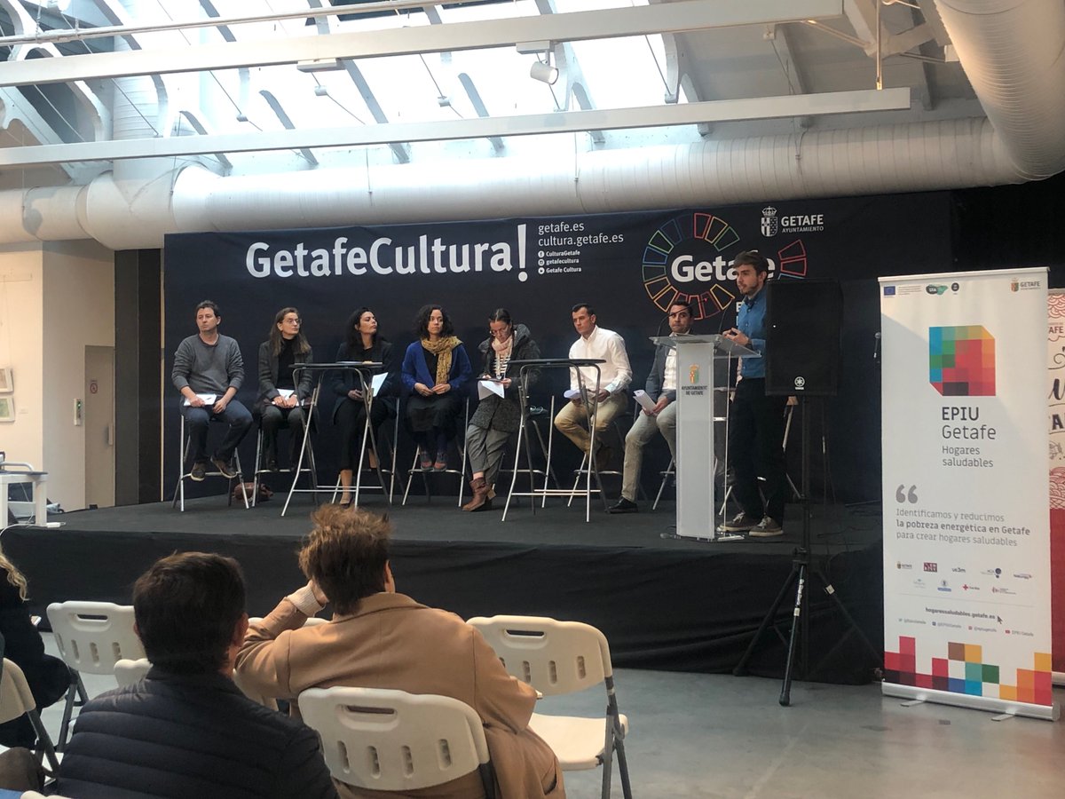 Como socios de <a href="/EpiuGetafe/">EPIU Getafe</a>, hoy hemos asistido a un acto de presentación del proyecto a los stakeholders para informar de los resultados alcanzados hasta el momento, con una mesa redonda en que han participado <a href="/uc3m/">UC3M</a> <a href="/upm/">upm</a> @CR_Getafe <a href="/IDAEenergia/">IDAE</a> <a href="/Ecooo_/">ECOOO (Cuenta inactiva: ahora en BLUESKY)</a> <a href="/triodoses/">Triodos Bank España (cuenta inactiva)</a>, entre otros.