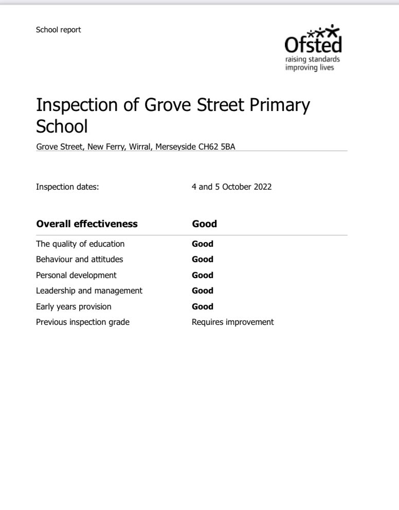 Grove Street Primary School tweet media