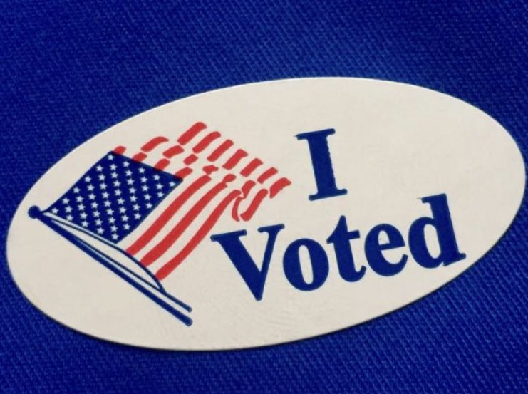 OKCPD's tweet photo. Get your sticker today! 🗳️ 

#vote https://t.co/mFVs9Vafne
