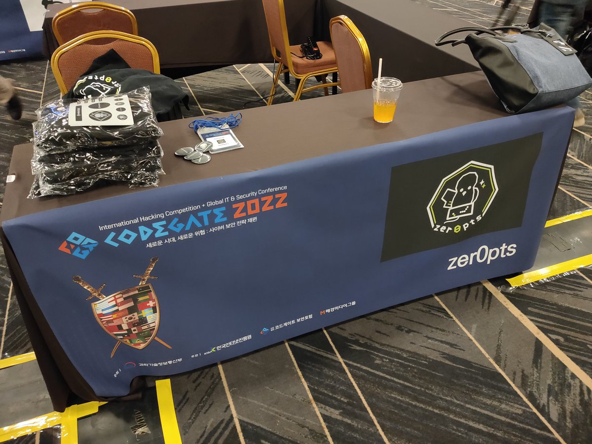ptrYudai's tweet image. Thank you for hosting such a nice event! #codegate 🐈