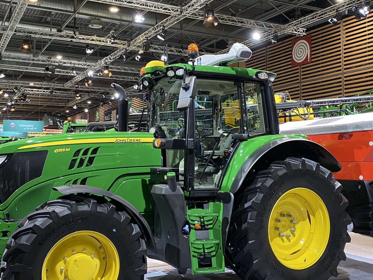 MichaelLepelley's tweet image. ▶️ retrouvez nous sur le stand @JohnDeere hall5B pour parler pilotage et #modulation de l’azote #atfarm #NSensor