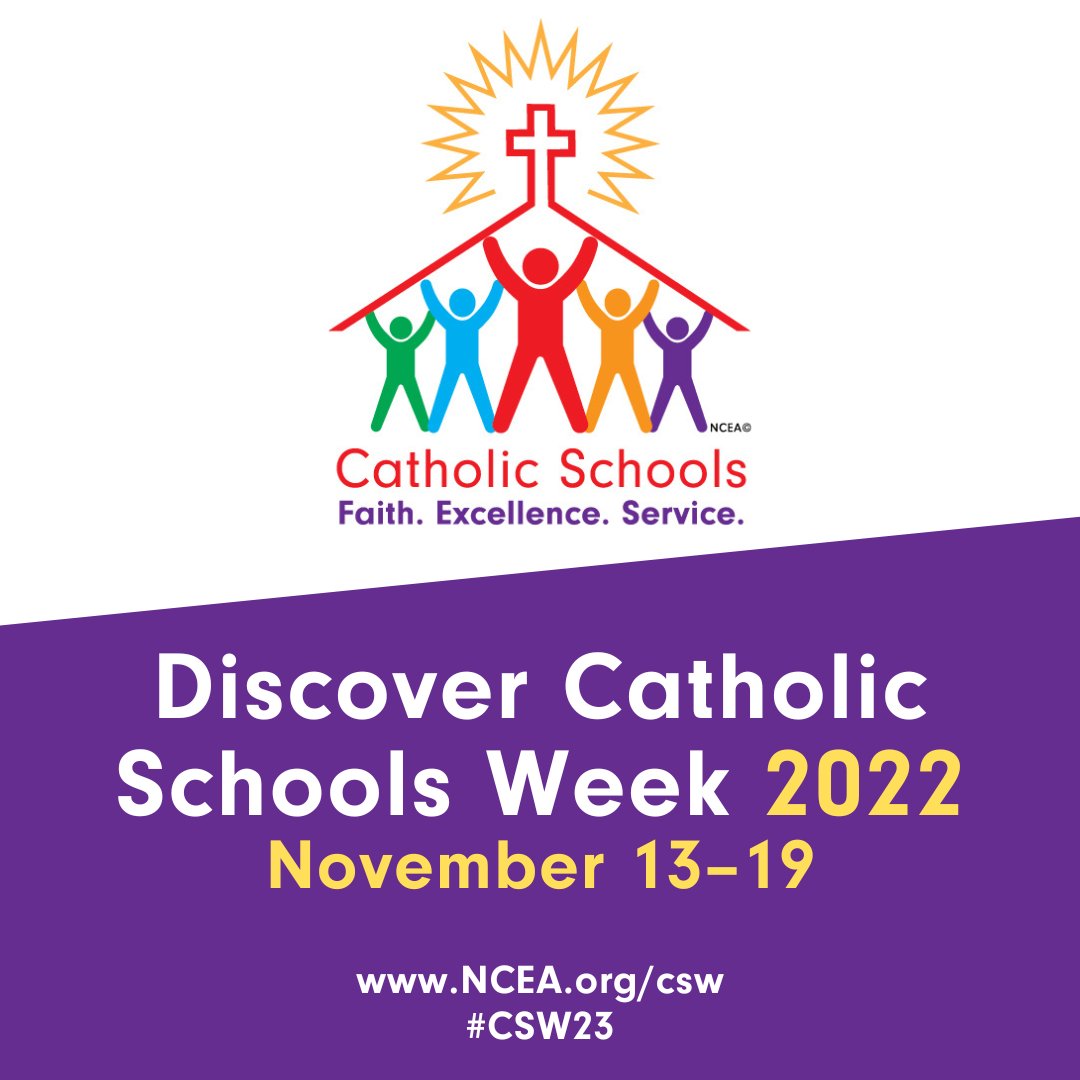 NCEA on Twitter "Discover Catholic Schools Week begins this Sunday