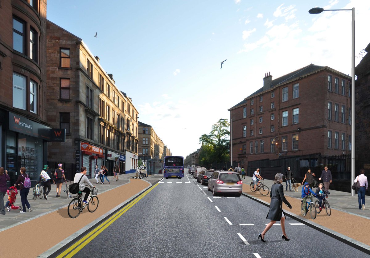 The first stage (Partick Cross - University Avenue) of the <a href="/GlasgowCityRgn/">Glasgow City Region</a> work to improve the public realm on #ByresRoad will begin in January 2023.  This work will bring economic &amp; environmental benefits to the area.

Find out more 👉 ow.ly/QShf50LxpGT