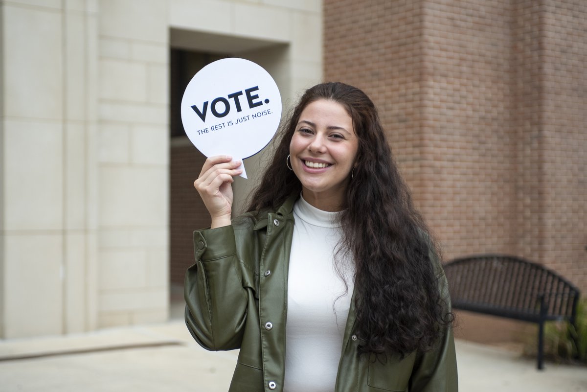 txst's tweet photo. Today is #ElectionDay! Make your way to the polls and cast your vote. 🗳 Visit our #SMTX Campus if you're registered in Hays Country &amp; @txstrrc voting locations if you're registered in Williamson County. 

Details: https://t.co/QMPQ2qBEO2  #TXSTvotes #TXST https://t.co/NkFFzvN4xN