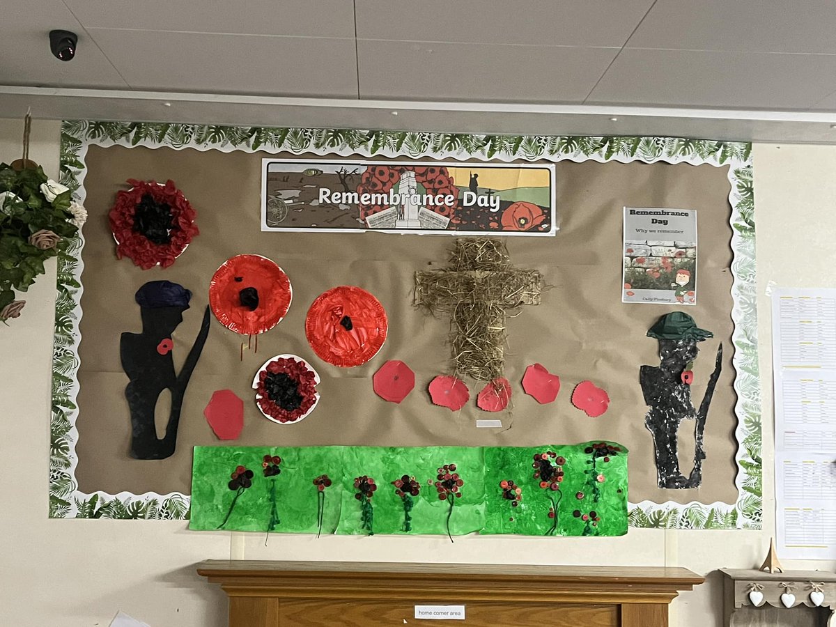 CabinPlymouth's tweet photo. Lest we forget.
#RememberanceDay #LestWeForget #learningourhistory #earlyyears #poppies #History https://t.co/Hl2Vywng9V