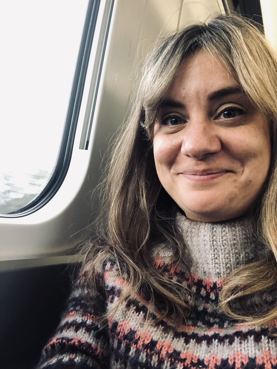 My overexcited ACE face 😂 Train terminated mid way but I shall not be thwarted and on final leg to Manchester 🚈🙌🏻 

It’s been too long <a href="/CIPD/">CIPD</a> <a href="/CIPD_Events/">CIPD Events</a> can’t wait to see everyone and chair some of our exhibition events #cipdACE 💜 #HR #lovemylife