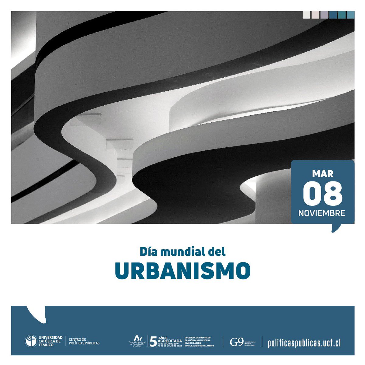 ✴️ El Día Mundial del Urbanismo se celebra cada 8 de noviembre en más de 30 países de cuatro continentes, con el objetivo de crear conciencia sobre la planificación en la creación y manejo de comunidades urbanas sostenibles, más seguras, inclusivas y resilientes. #Urbanismo