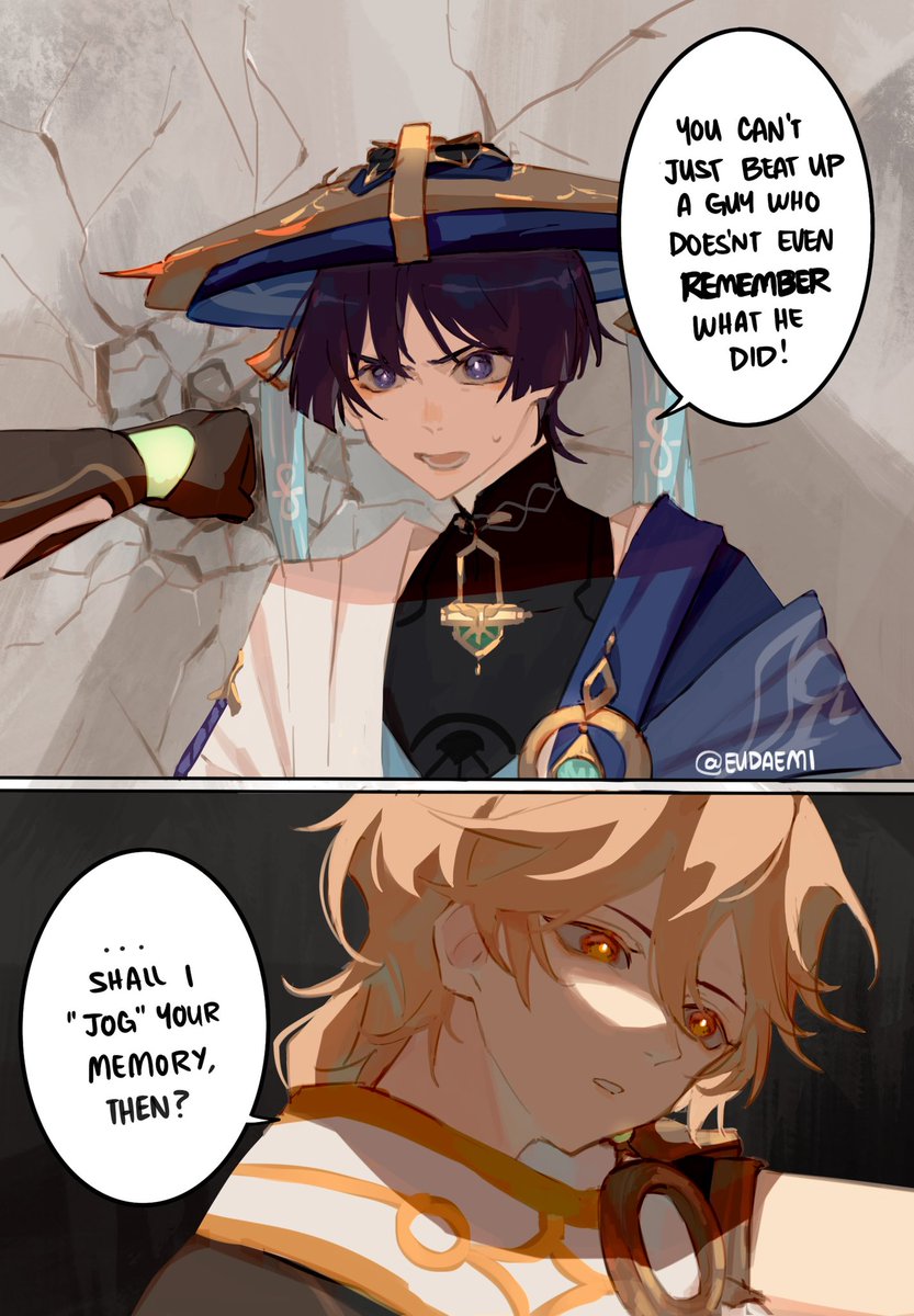 eudaemi | comms open on X: Kabedon of Revenge ✊ scaramouche aether 原神  Genshinlmpact t.co64IdBaXyvD  X