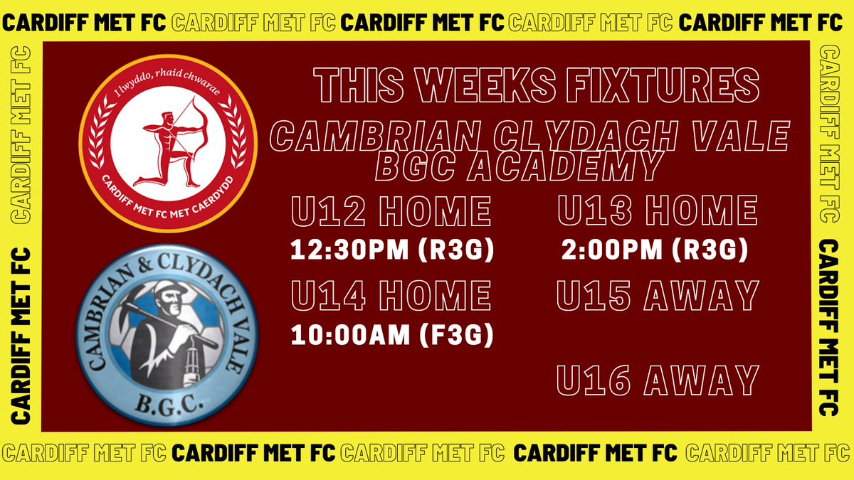 Cardiff Met FC Academy tweet media