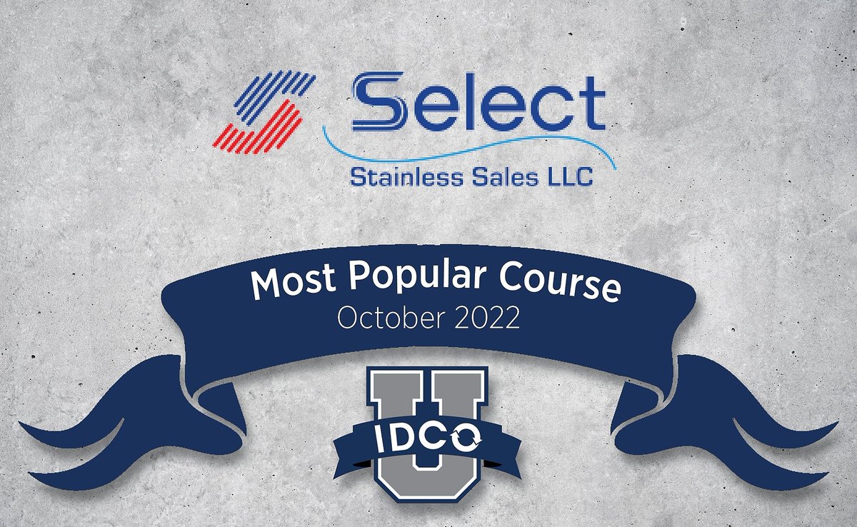 Select Stainless Sales's Butterfly Valves course was the most popular training in October! If you haven't taken it yet, check it out here: bit.ly/3UnnOh4
#IDCOUniversity