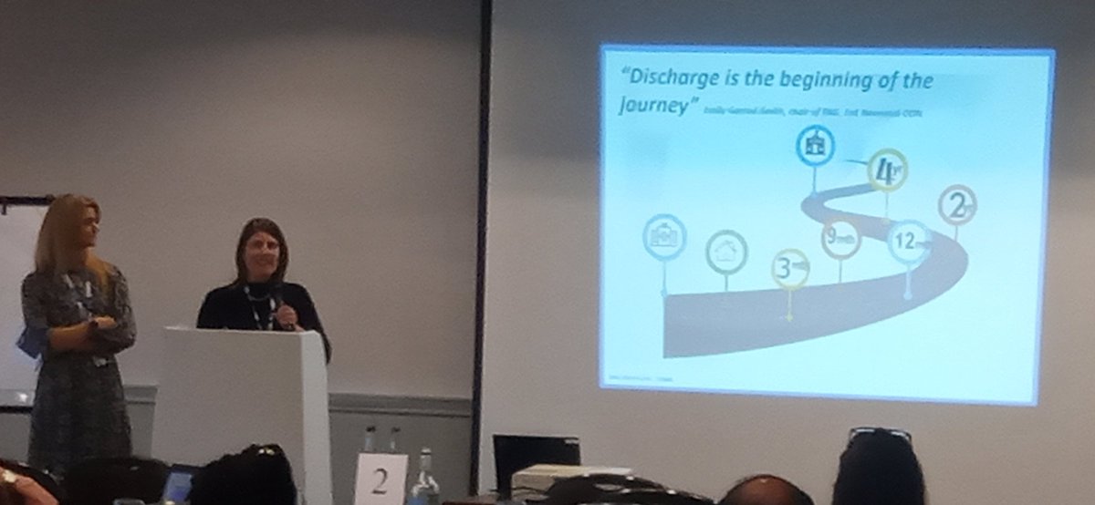 EoENeonatalODN's tweet photo. Our conference now moves on to thinking about follow up. Our OT @JaneOccTh and Physio @rstamp_physio remind us that discharge is just the start of the journey. #NICU #FiCare #optimisation https://t.co/9z9OLJ29LF