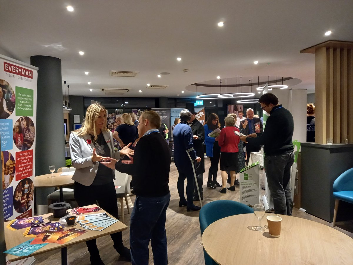 Great to meet so many local charities and businesses this evening who are actively exploring sustainability within their organisations 👏 looking forward to helping some new @CheltenhamZero members with their Net Zero journey @CheltChamber @Vision21Glos @PlanetChelt