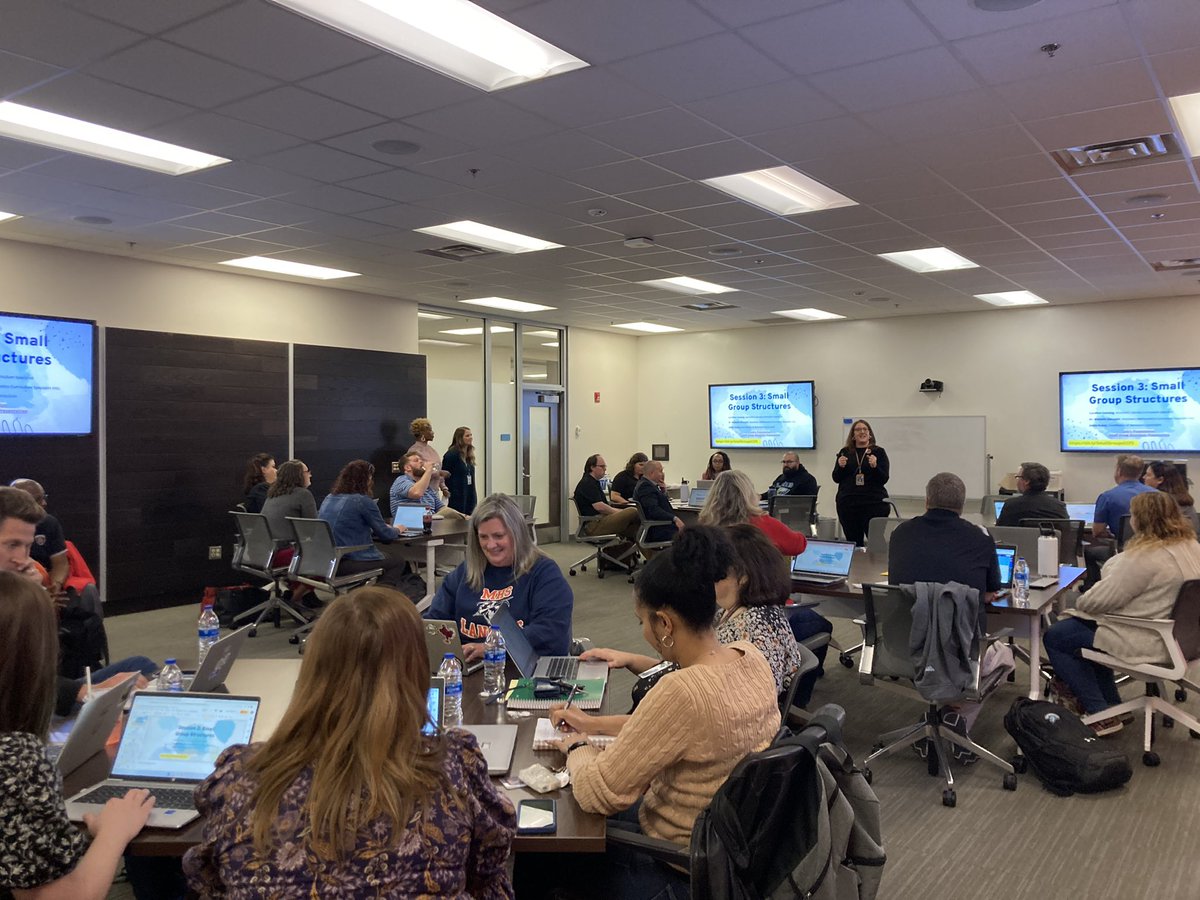 Love the conversations between HS admin and teachers going on today regarding small group instruction! So glad you spent the day with us. <a href="/Emily_Stains413/">Emily Stains</a> <a href="/Canning_2ndLit/">Caroline Canning</a> <a href="/drloach4/">Michelle DeLoach</a>