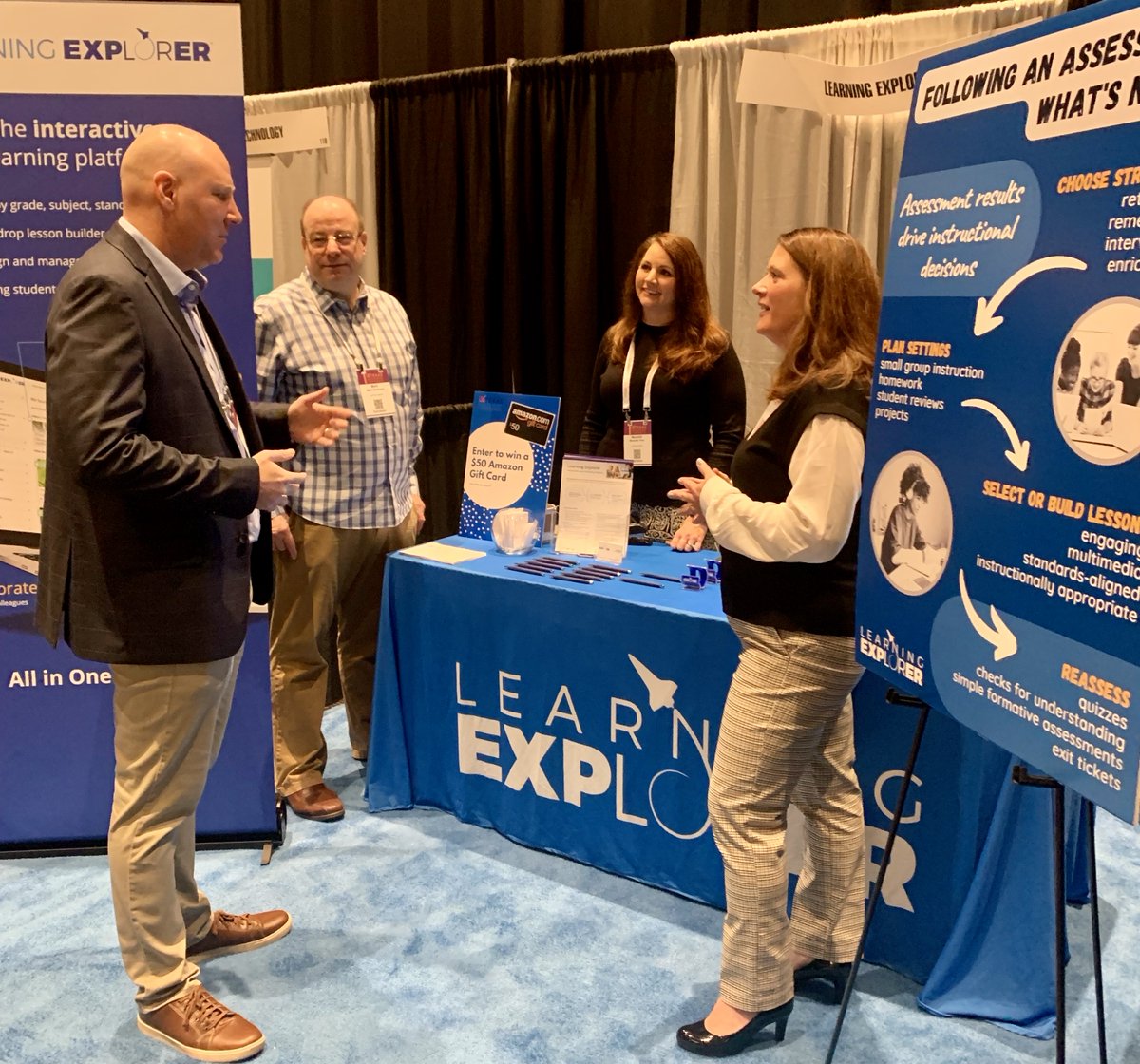 See the Learning Explorer lesson-planning and student engagement platform. Booth 112 at the Texas Assessment Conference. <a href="/mjrankovic/">Mark Rankovic</a>, <a href="/alberts_erin/">Erin Alberts</a>, <a href="/meredithlpark/">Meredith Park</a>
#TAC2022 
#digitallearning, #interactivelearning, #studentengagement, #edtech, #lessonplanning #formativeassessment