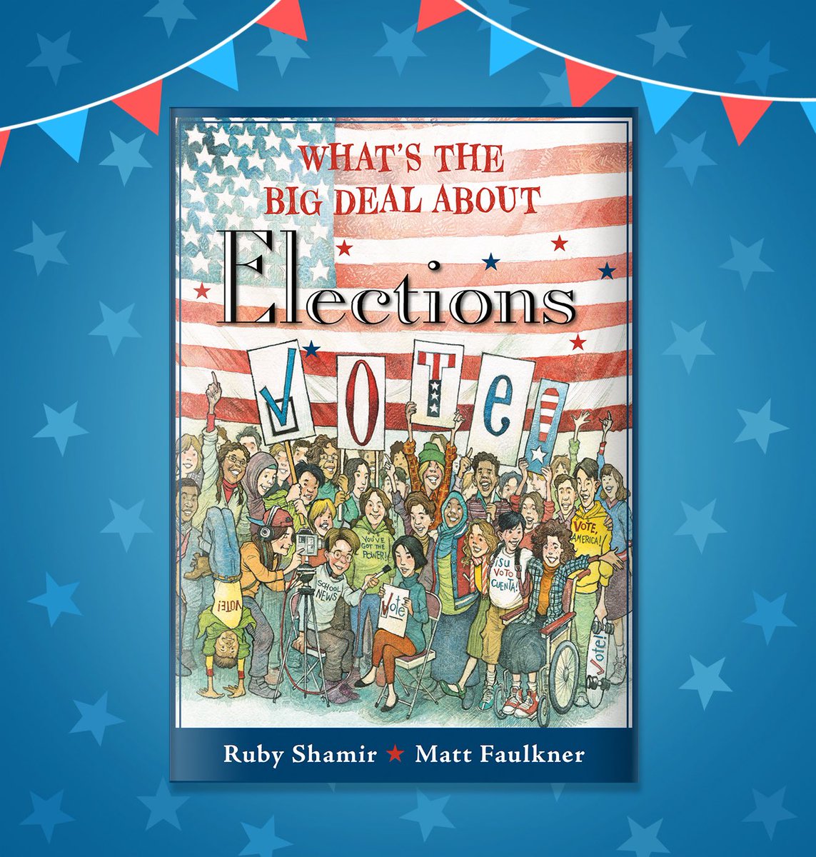 PhilomelBooks's tweet photo. 🗳️ It’s #ElectionDay today! A perfect day for civic duty and for reading this chapter book and learning just why elections are so important! https://t.co/lGrKilEBJZ