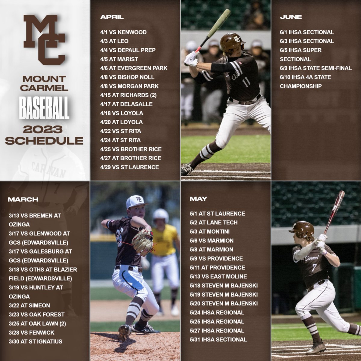 2023 Caravan baseball schedule! #WeAreMC