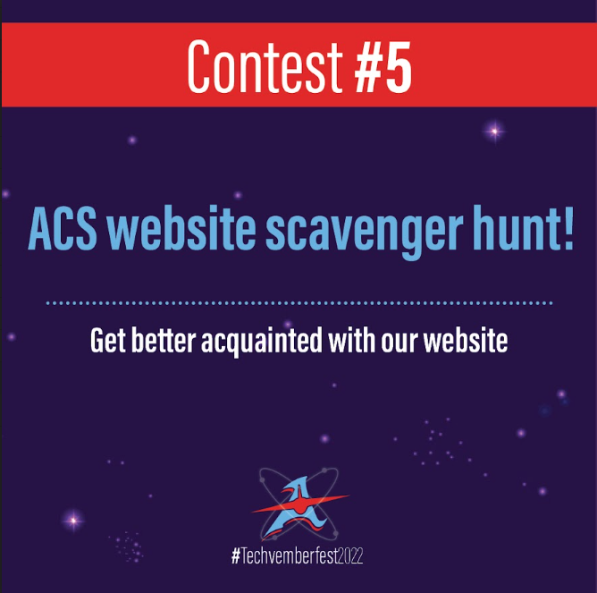 sampson_mp's tweet photo. Game Time @ 1:00p.m.
ACS Website Scavenger Hunt
One winner per building
#Techvemberfest2022 https://t.co/UgZgEgDjA4