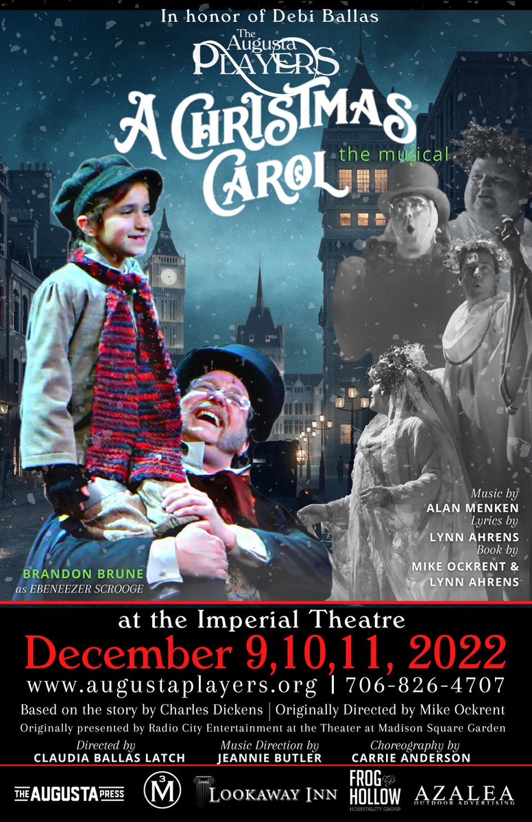 ScottSeidl's tweet photo. GOT TICKETS?
Every group gets a free photo with Santa!!
A CHRISTMAS CAROL, The Musical
Back for a limited time only! 
Presented by The Augusta Players Inc.
Dec 9, 10, 11 
A GREAT way to spend part of the holidays!
Grab your seats at https://t.co/lLY2TS65eT
OR call 706-826-4707 https://t.co/5FaffJfHsj