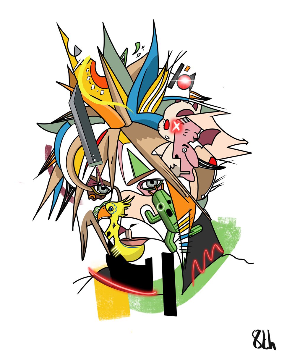 SOLD ✅

Geo portrait of Cloud Strife - 1 Left.