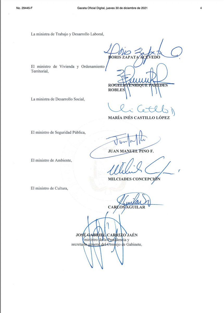 Chanabassarah's tweet photo. PANAMÁ

Fallo No. 1225-22 de la Corte Suprema Justicia de Panamá hace mención de la Resolución No. 129 que prohibió la inoculación contra COVID 19 en Panamá desde Enero 1, 22

Personal médico administrando vacunas están en desacato de un Orden. No caiga en desacato https://t.co/i64DQzA7M5