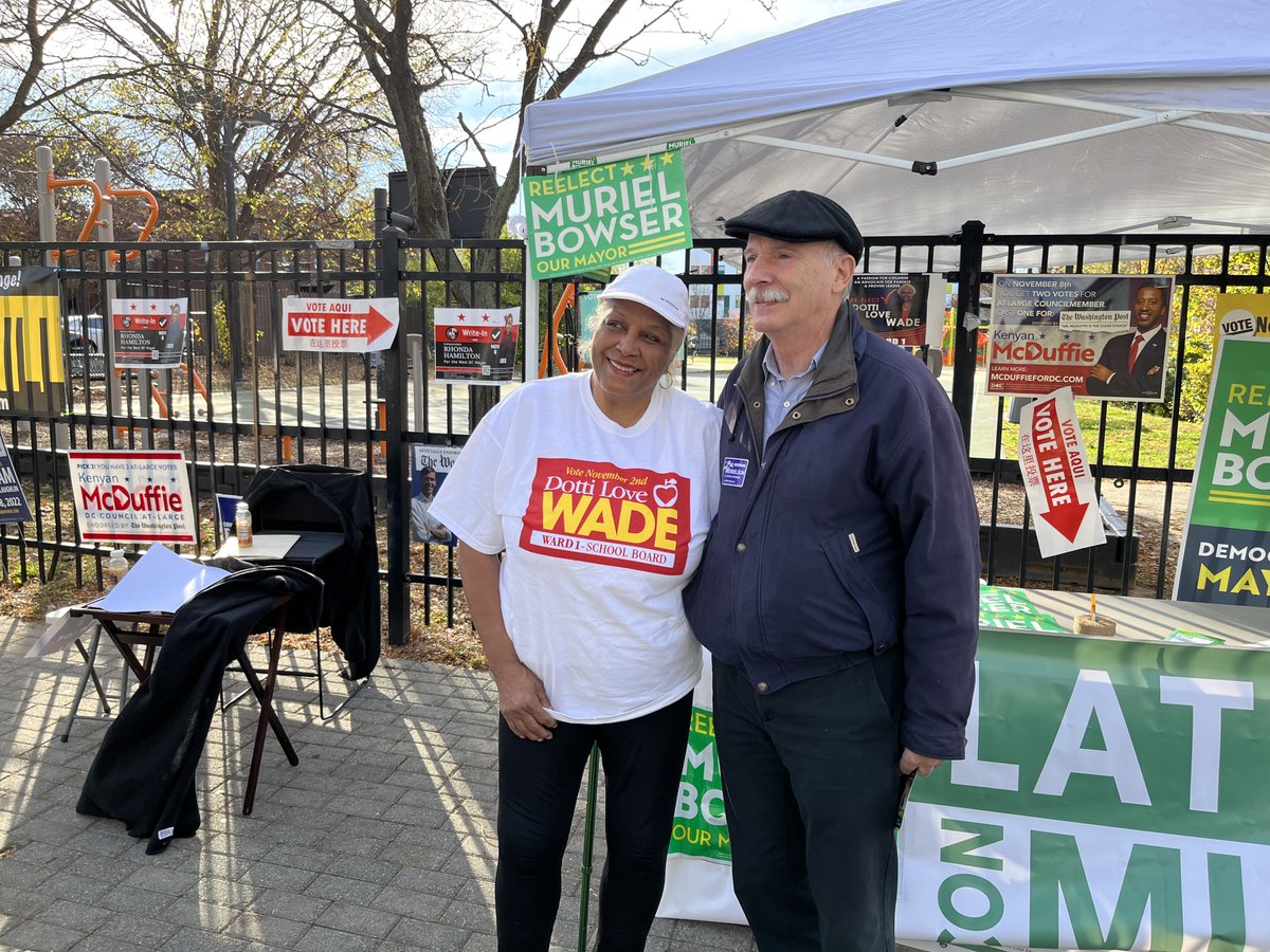 VoteMendo's tweet photo. This morning I visited seven polling sites across wards 1, 3, and 6. It was great to see so many friends, supporters, and colleagues getting out the vote! Make sure you cast your ballot by 8pm and make your voice heard! https://t.co/pRg8OFMq8h