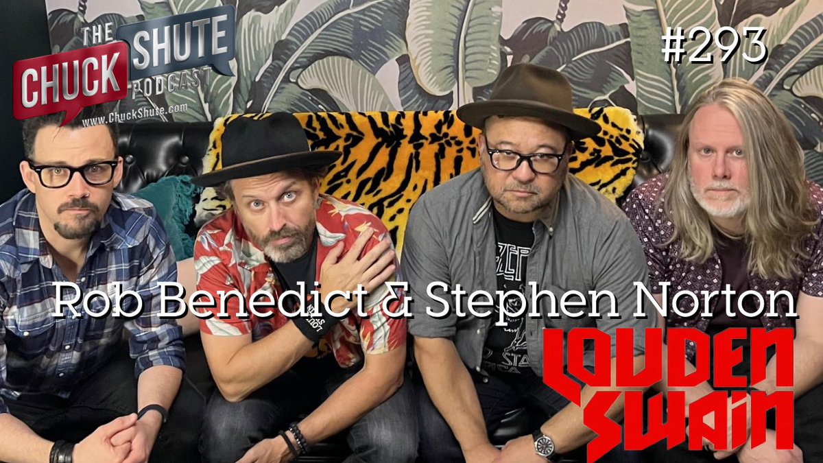 Great chatting with @RobBenedict & @Innocuous_Flop from the indie rock band @LoudenSwain1! Check out their new album “Feelings & Such” on Nov 11th! 📺YT link: youtu.be/_7dXRTPisSw #RobBenedict #StephenNorton #LoudenSwain #SuperNatural #IndieRock
