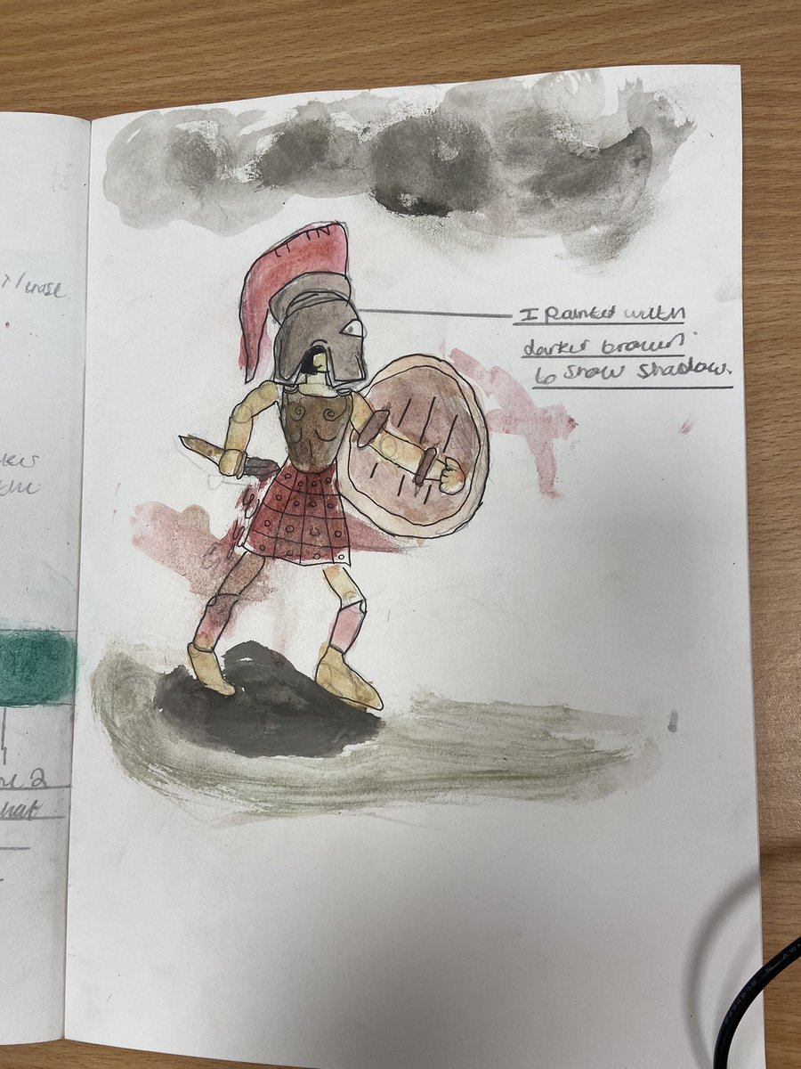 missturner0_0's tweet photo. i taught some art today (despite not being able to draw myself) - i’m proud of the work my y4 class produced. here’s an example… 😍 https://t.co/cFwaOqdHwF