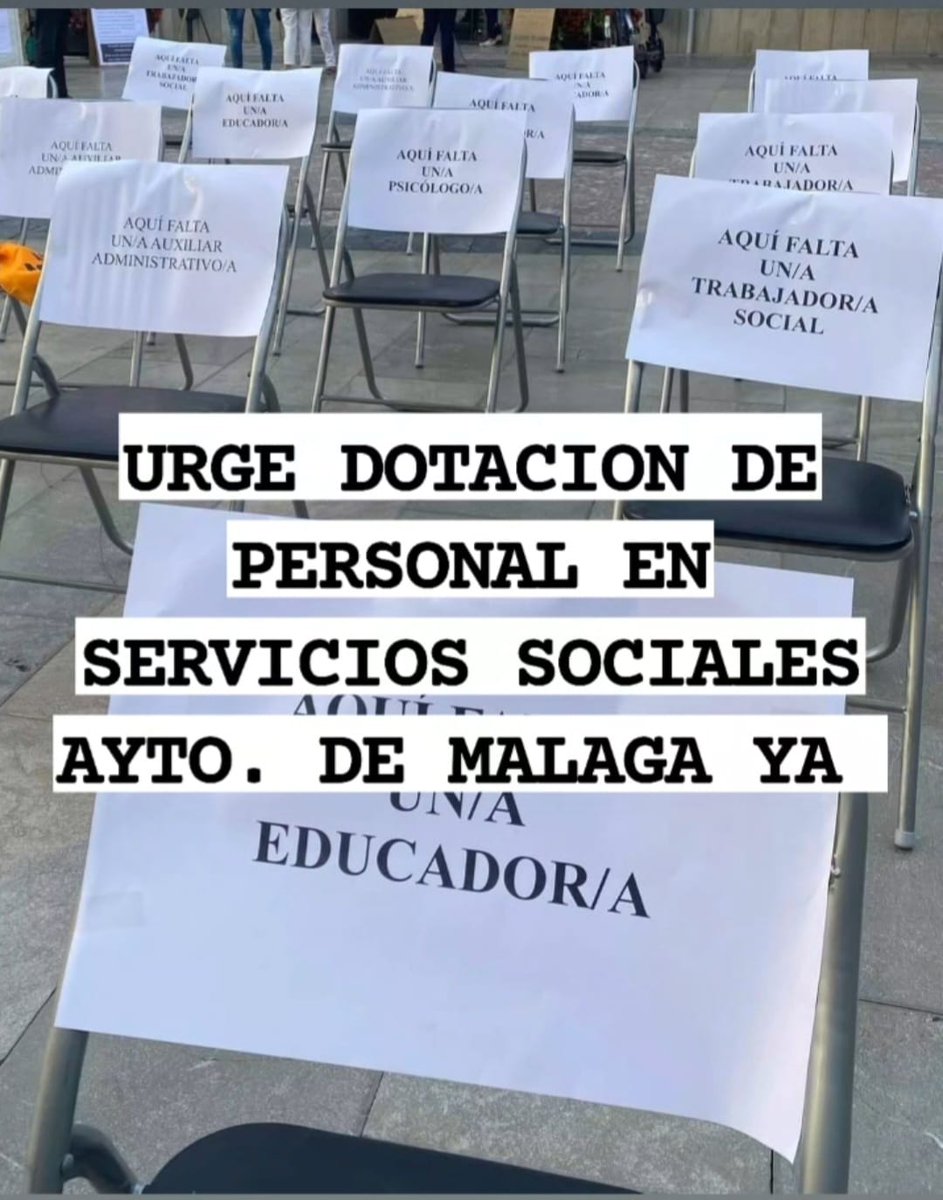 #ServiciosPúblicos
Urge dotación del personal de #ServiciosSociales