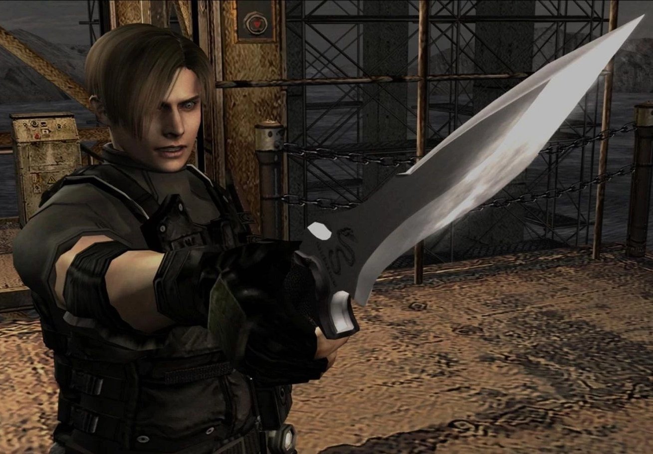 Resident Bio Evil on X: The knife Leon uses to free Ada before the final  Saddler boss is actually Krauser's knife he tried to assassinate him with.  Leon took it after Ada