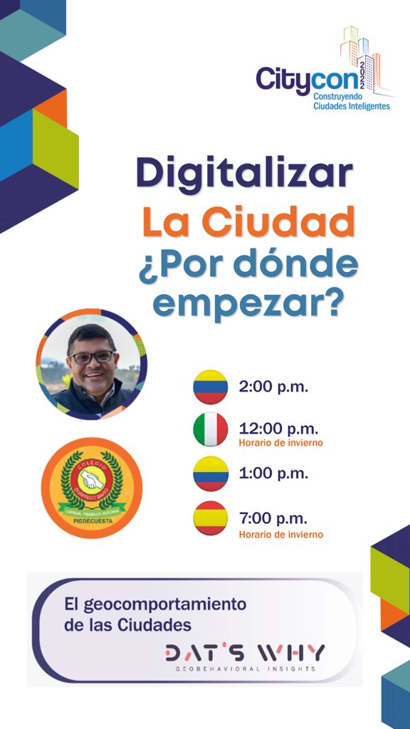 En minutos arranca la 3ra sesión del #CityCon2022 

¡No te la pierdas!

Link en vivo: youtube.com/watch?v=sUS94f…