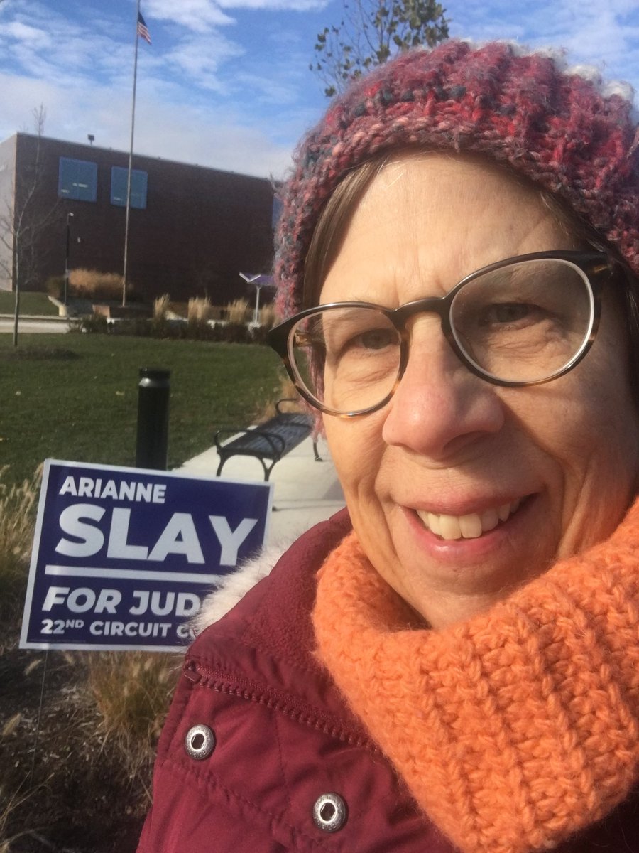 SlayforJudge's tweet photo. Thankful to all of our #TeamSlay members repping Arianne at the polls today! https://t.co/xZa4gFGYxA