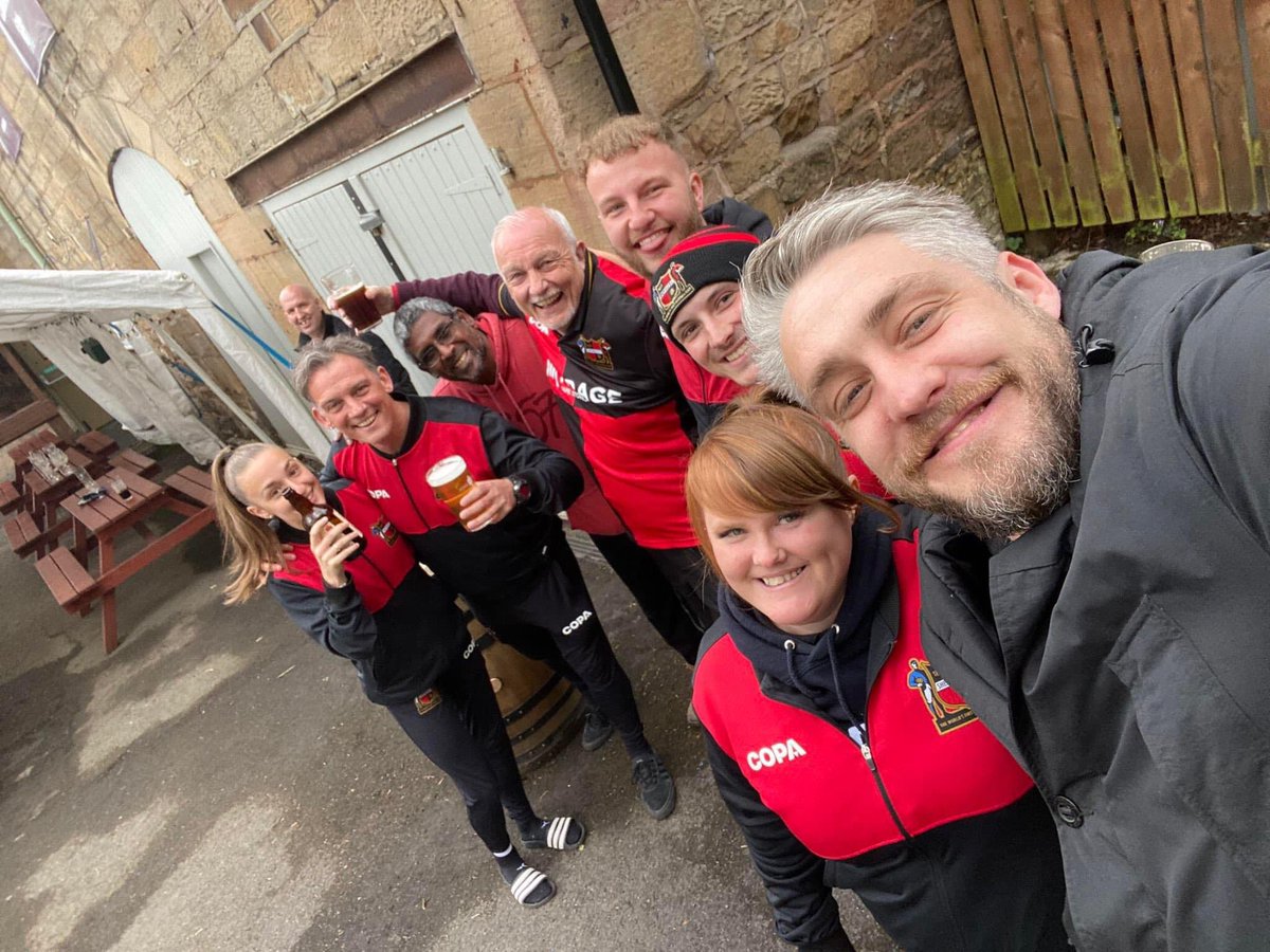 crombie74's tweet photo. Sad day today as my great pal @shel_jovi, the man who has been the glue to us all and taught me so much, moves on from Sheffield FC to pastures new! 

‘Stockport, it’s been emotional’ 

#NoChico https://t.co/BwGGwSNHWx