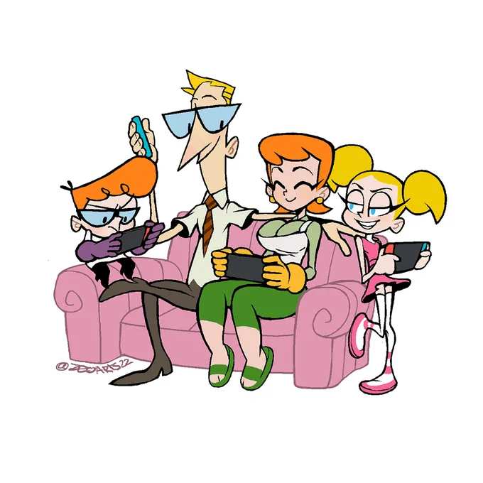 Good Family!  ...#zeoarts #dexterslaboratory 