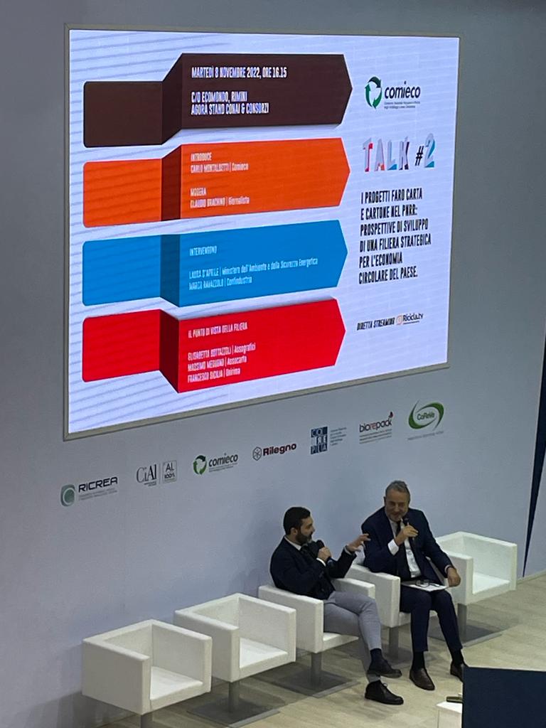 At <a href="/Ecomondo/">Ecomondo</a> M. Ravazzolo from <a href="/Confindustria/">Confindustria</a> during the <a href="/comieco/">Comieco</a> event: “The European Commission’s proposal for the revision of the Packaging and Packaging Waste Directive #PPWD is ideological.” 

#circulareconomy #Ecomondo2022 #statigreen22